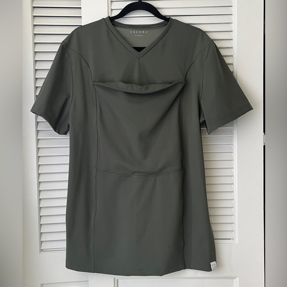 Lalabu Dad Shirt Short Sleeve Fern Green XL - Picture 3 of 16